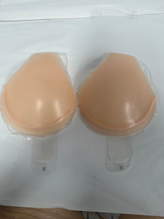 Size D - Double Sided Sticky Bra,Waterproof Both Sides Sticky Bra Inserts - Self Adhesive Boob Pads Bra Pad Push up Pad
