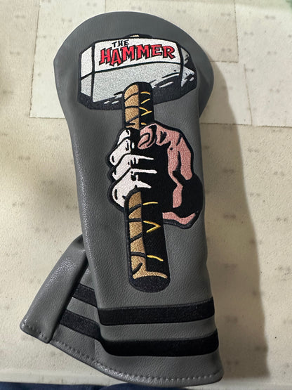 Funny Golf Club Cover - The Hammer Driver Headcover and Little Hammer Fairway Wood Head Cover, Golf Accessories for Men, Golfer Gifts for Men, Golf Head Covers for Dad