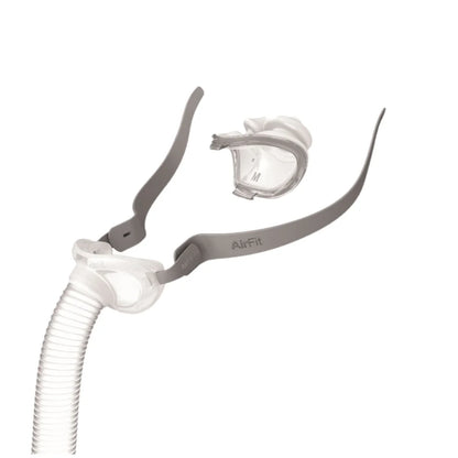 ResMed AirFit P10 - Includes 3 Size Pillows - Includes Small, med, Large Cushions - Includes Tube, Frame, and Strap