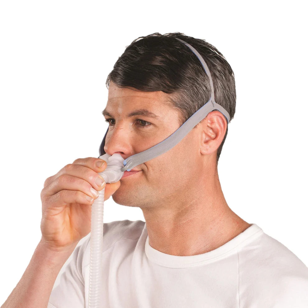ResMed AirFit P10 - Includes 3 Size Pillows - Includes Small, med, Large Cushions - Includes Tube, Frame, and Strap