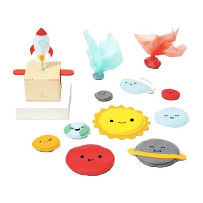 Kiwi Co Sprout Space Exploration Subscription Box-Rocket Launch-Meteor Toss Sun and Eight Planets, 2 Beanbag Meteors Only (Does Not Include Box)