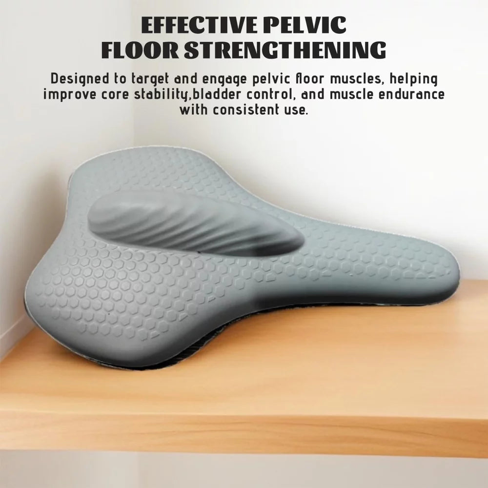 Sit-on-Top Pelvic Floor Exercise Device, Non-Slip Hip Strengthening Trainer for Women & Men, Lightweight Plastic Kegel Workout Tool for Home, Office & Travel