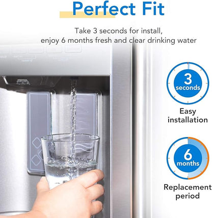 Samsung Refrigerator Water Filter Compatible Smasung DA29-00003G, HAFCU1, DA29--00003A Refrigerators (2 Pack)