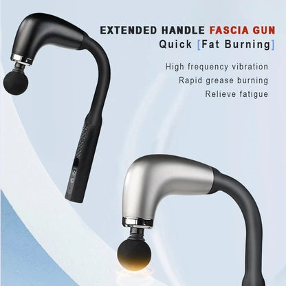 Kocuno Intelligent One Click Start Fascial Massage Gun, Relax And Tighten Muscles, Deep Tissue, Long Handle Massage Gun, Rechargeable