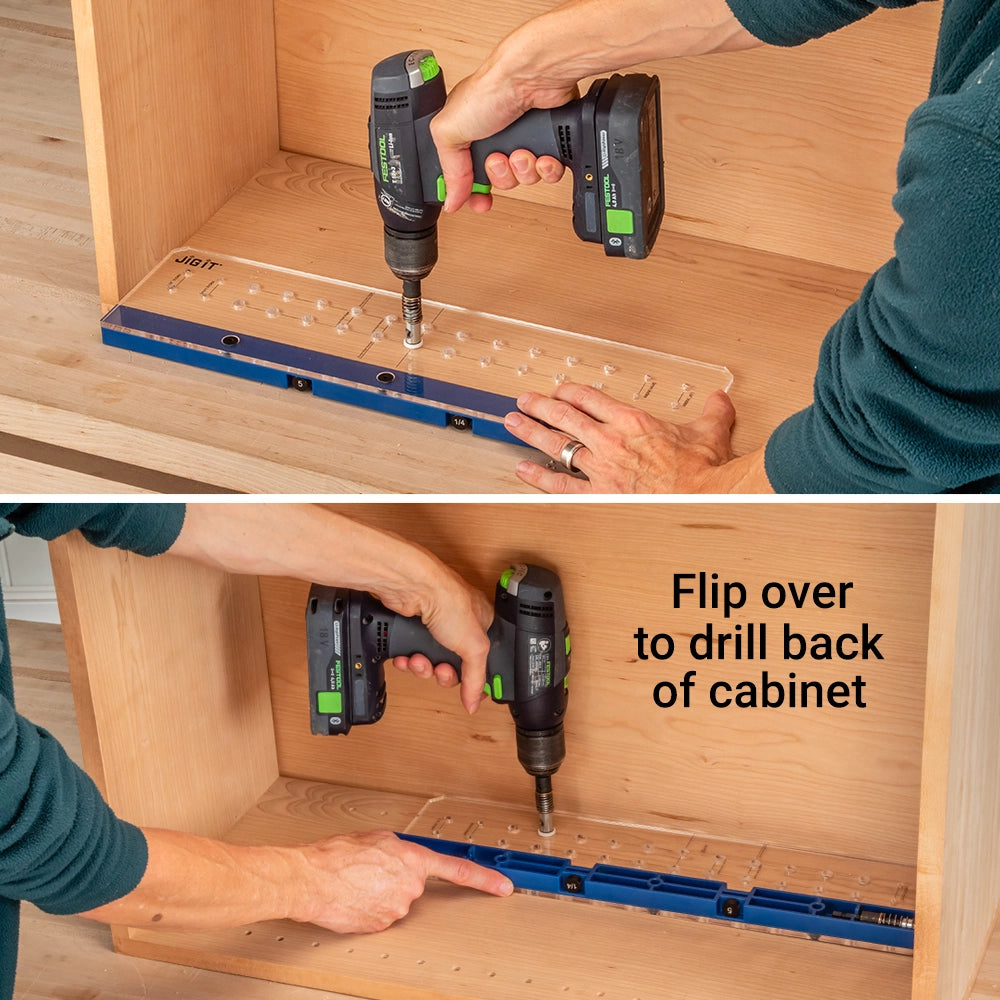 Rockler Shelf Pin Drilling Jig