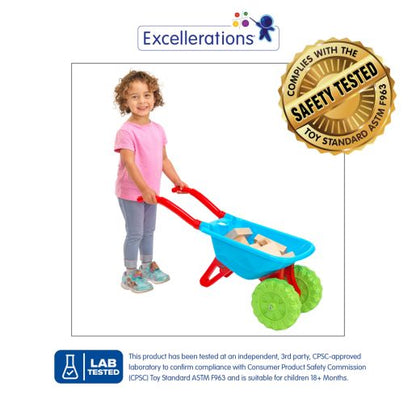 Excellerations® Two-wheel Lightweight Wheelbarrow