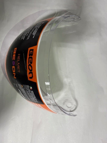 BEON unisex adult Open Face Beon Magna Touring Helmet Replacement Shield, Clear