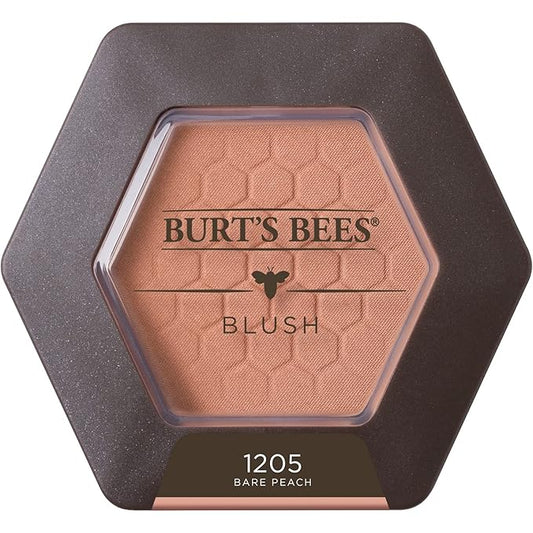 Burts Bees 100% Natural Blush with Vitamin E, Bare Peach - 0.19 Ounce
