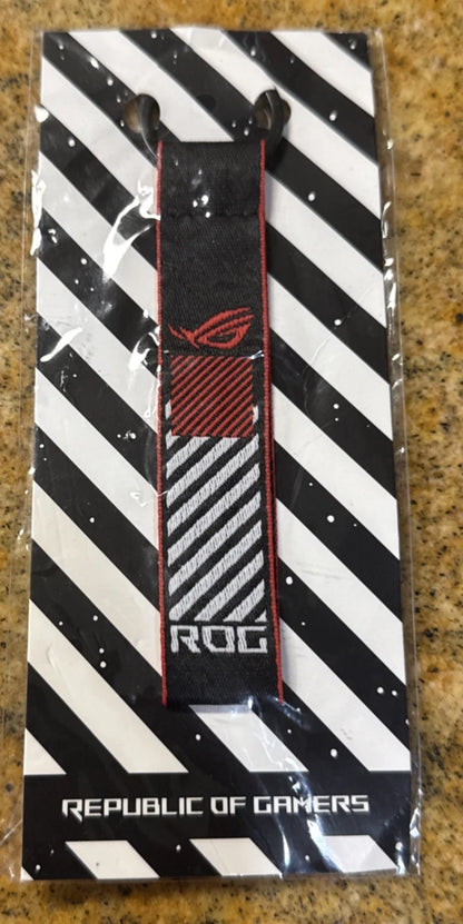 Asus Rog Republic of Gamers Lanyard Key Chain Ring 15320-00181000 New