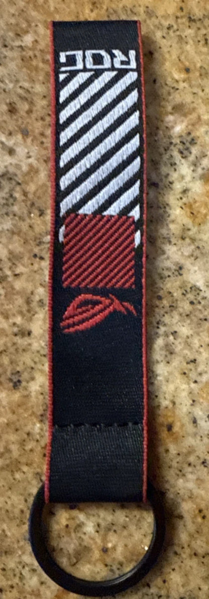 Asus Rog Republic of Gamers Lanyard Key Chain Ring 15320-00181000 New