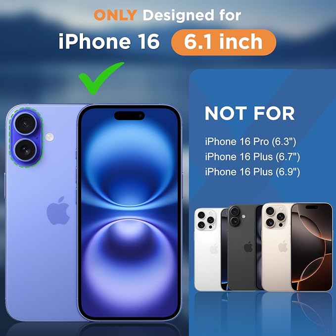 Beasyjoy for iPhone 16e Case Waterproof, Metal Heavy Duty Full Body Protective Case with Built-in Screen Protector, Military Grade Shockproof Defender Cover for iPhone 16e 6.1", Red