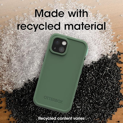 OtterBox FRE Series Waterproof Case with MagSafe (Designed by LifeProof) for iPhone 14 Plus - Dauntless (Green)