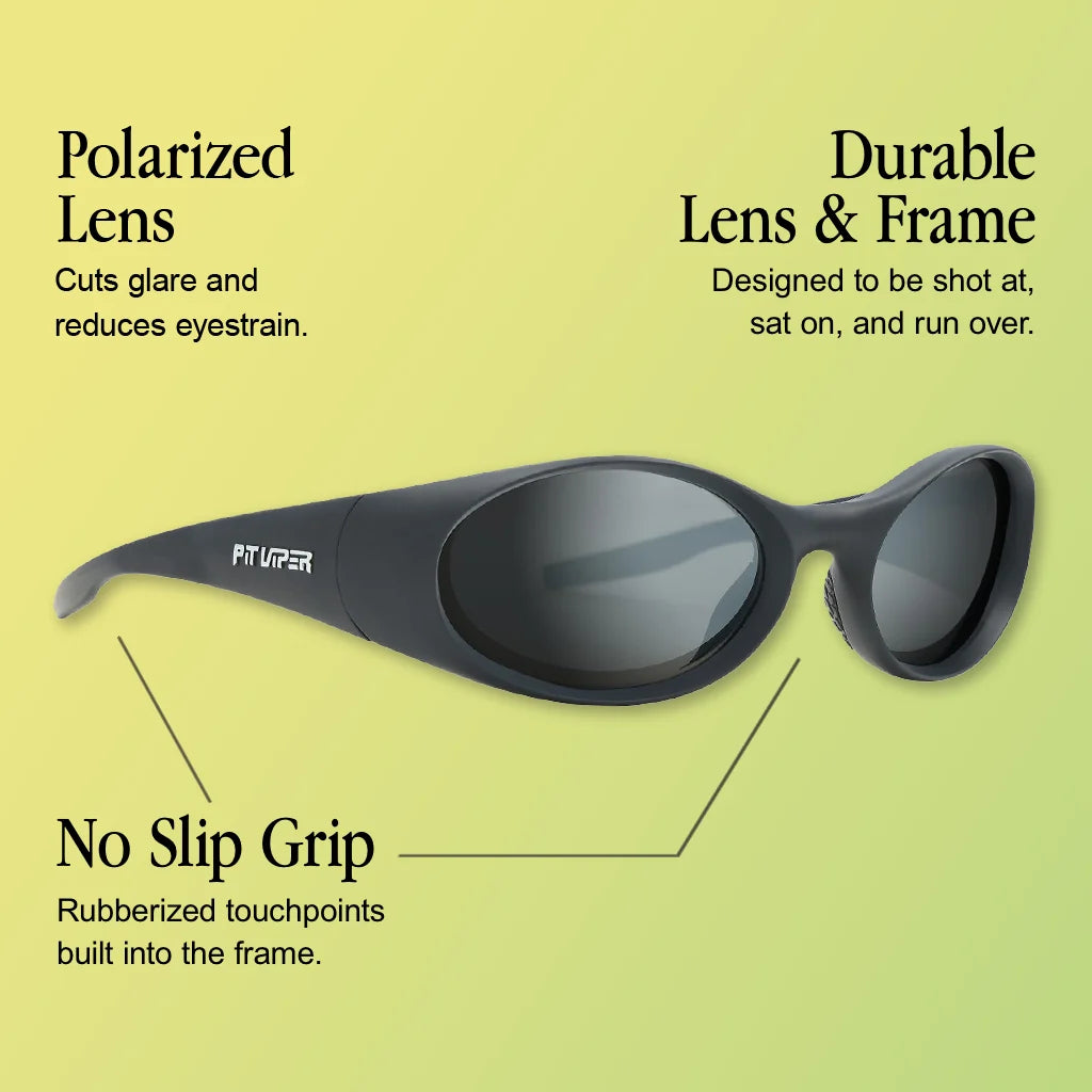 Pit Vipers The Exec Slammer Polarized Silver