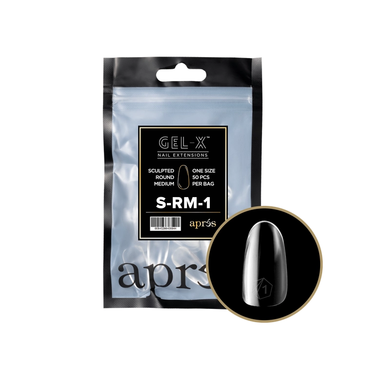 Gel-X® Sculpted Round Medium Refill Bag Size : 1