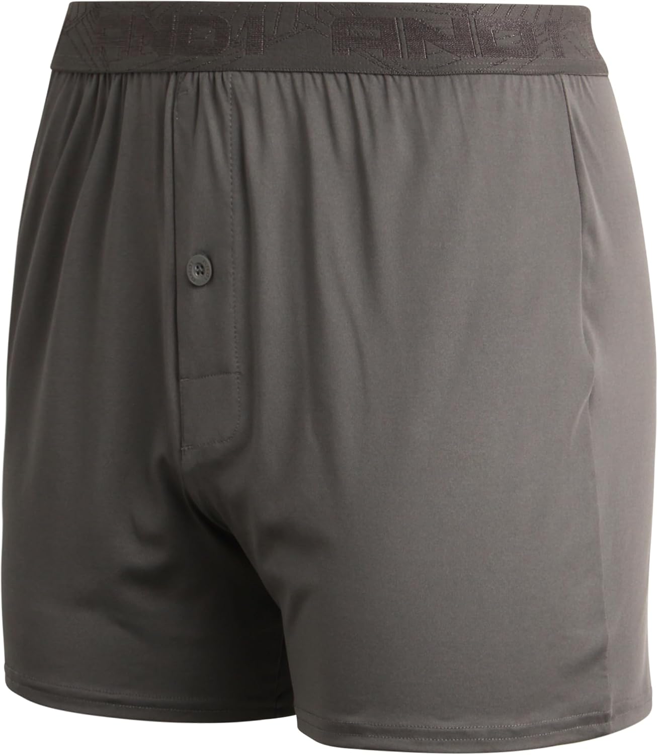 AND1 Mens Boxer Shorts - 6 Pack Performance Knit Boxers for Men with Fly - Lightweight Mens Underwear Boxers, 4" Inseam, Size 2XL, Bright Blue/Black/Grey