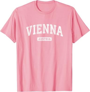 Vienna Austria Vienna Vintage Athletic Sports Design T-Shirt