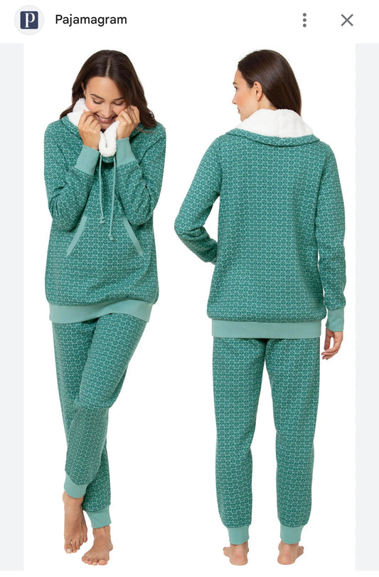 Pajamagram Shearling Rollneck Pajamas