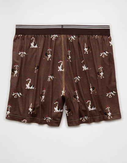 AEO Men's Holiday Ultra Soft Pocket Boxer Short
