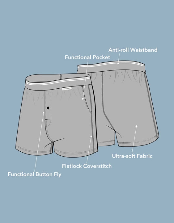 AEO Men's Holiday Ultra Soft Pocket Boxer Short