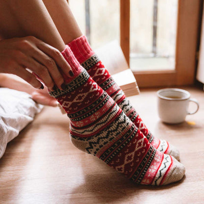 Nordic Socks Mountain Collection, Ida (5 pairs) - Wool Socks for Men & Women