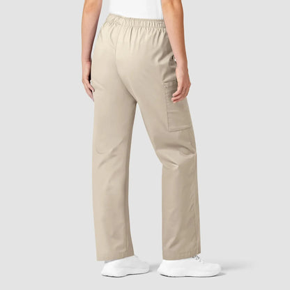 WINK Women's Plus Size Pull-On Cargo Pant, Khaki, XS/Petite