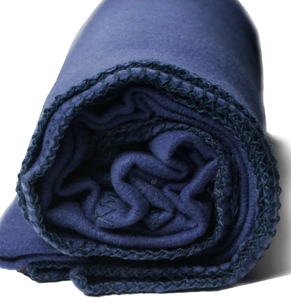 Yacht & Smith Fleece Blankets In Blue 50x60" Single