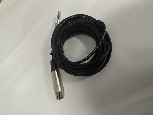 10ft. Professional Microphone Cable - High grade - Low noise cable
