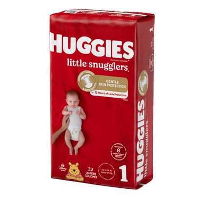 Huggies Baby Diapers Size 1 (8-14 lbs), 33ct, Huggies Little Snugglers Newborn Diapers