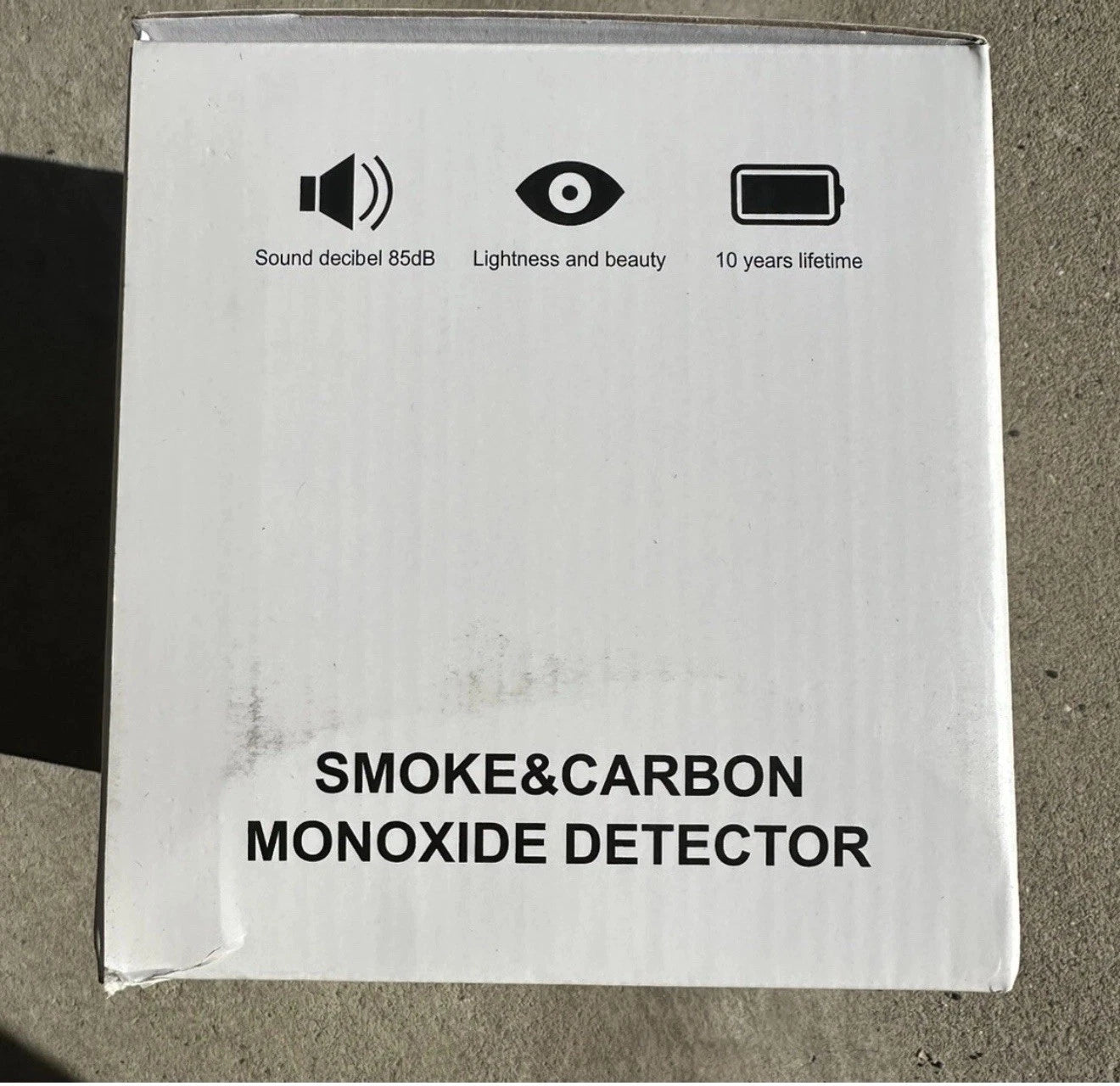 Photoelectric Smoke & Carbon Monoxide Detector 2 Pack 10 Yr Battery Life GS811-A