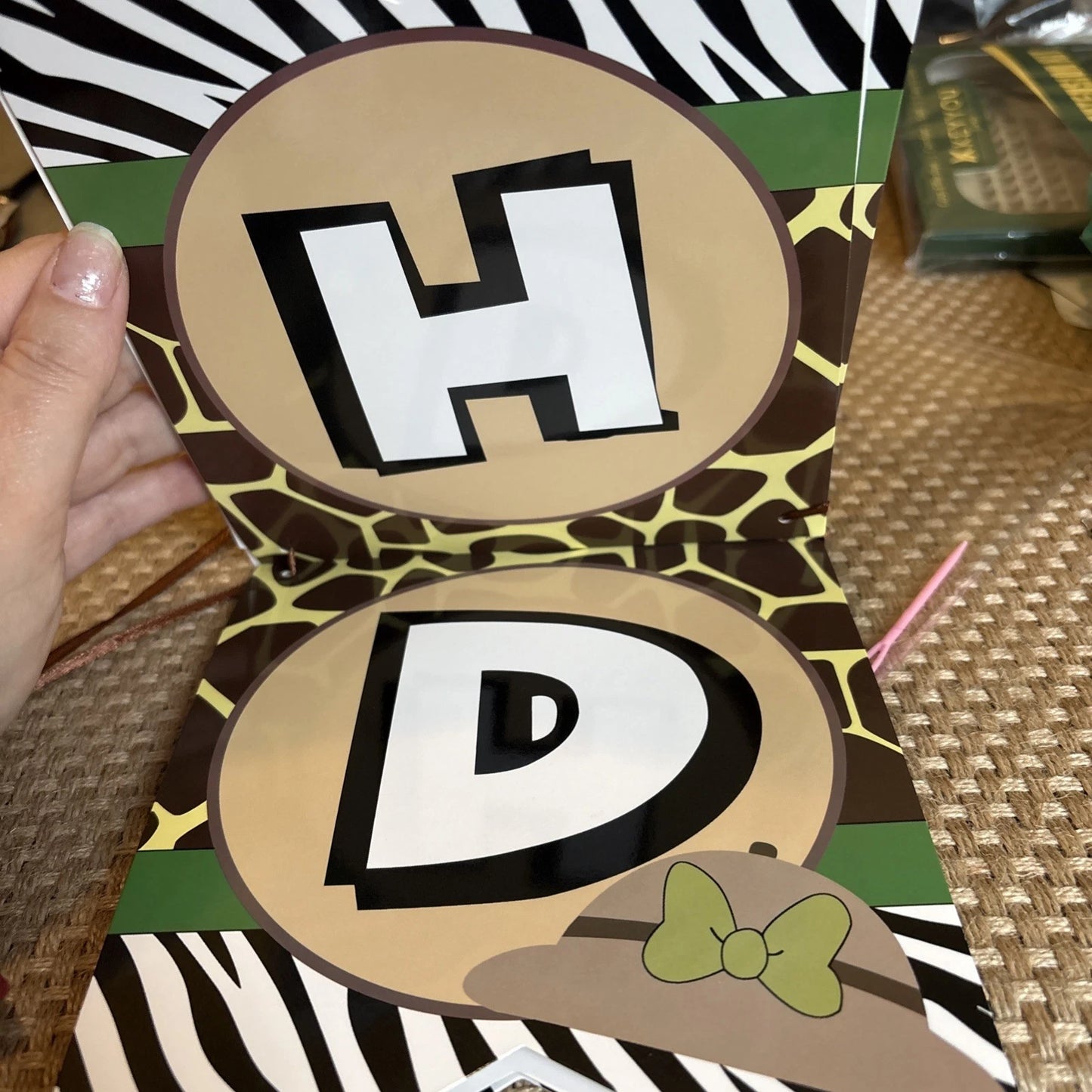 Mickey Safari Birthday Banner