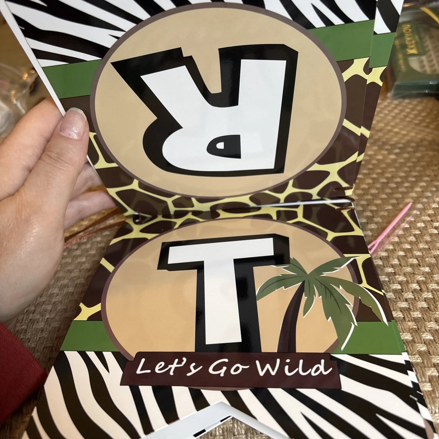 Mickey Safari Birthday Banner