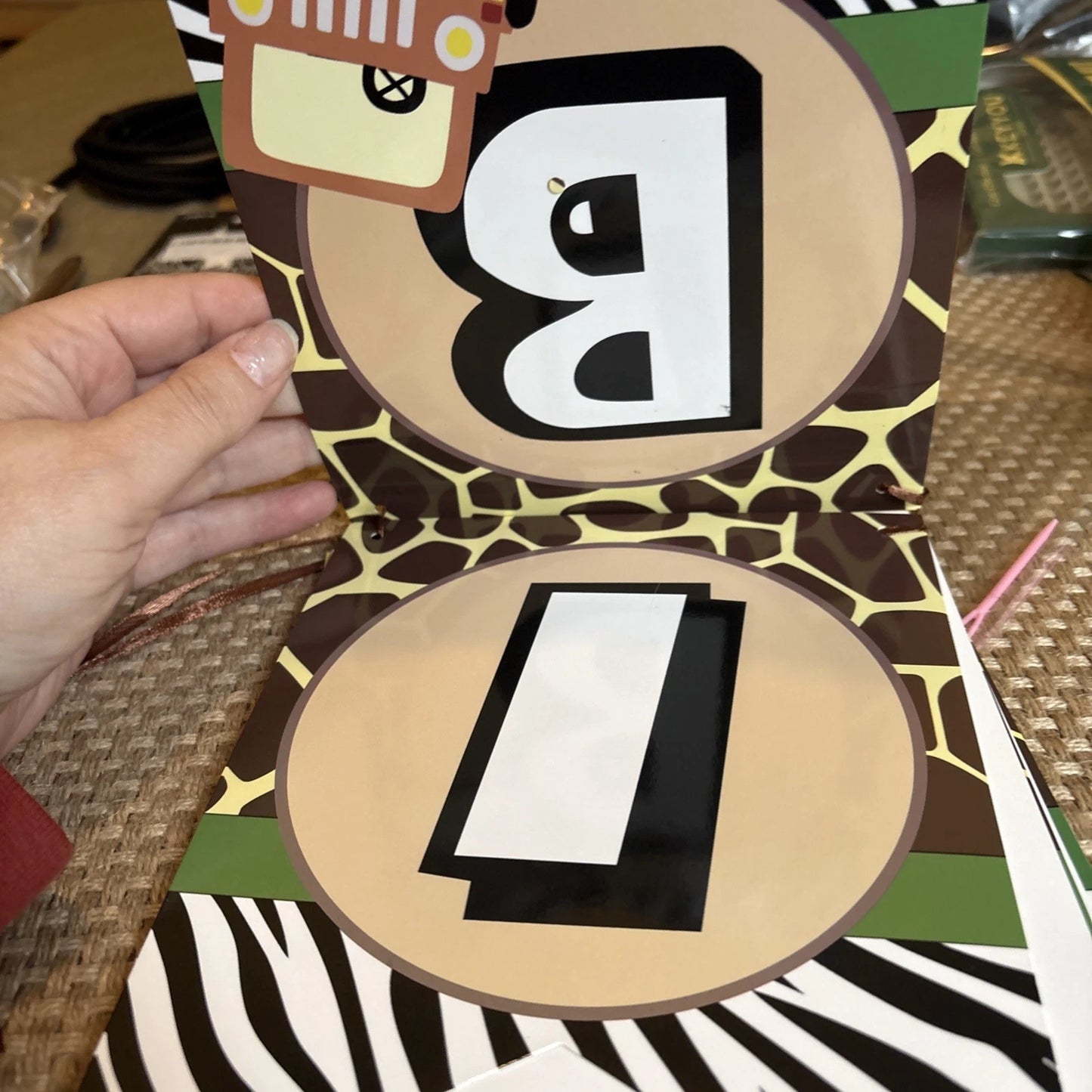 Mickey Safari Birthday Banner