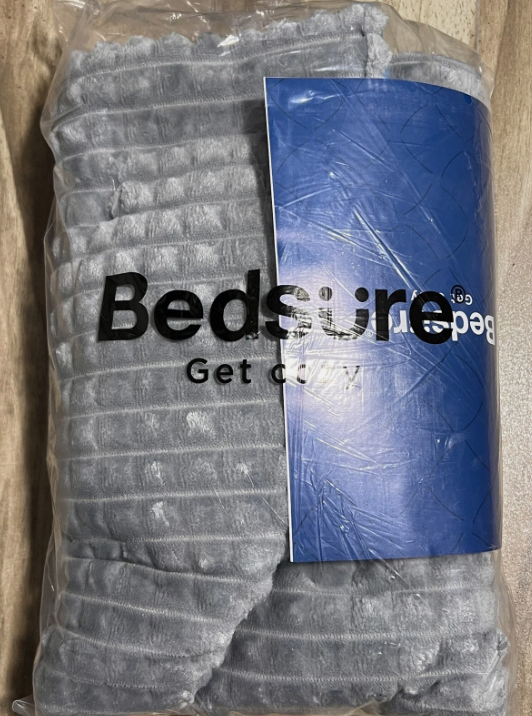 Sleep solutions Bedsure Get Cozy 12"x 24" Heat Blanket Temp Controller Grey