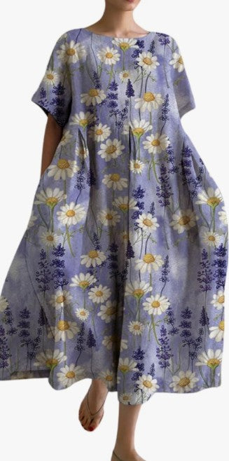 LIZALIG 2025 Summer Women’s Oversized Boho Maxi Dress