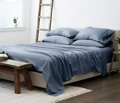 Kirkland Signature 680 Thread Count Sheet Set Vintage Indigo