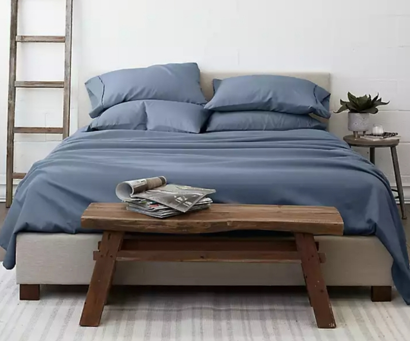 Kirkland Signature 680 Thread Count Sheet Set Vintage Indigo
