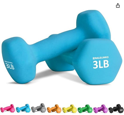 Balelinko Home Gym Equipment Workouts Strength Training Weight Loss Pilates Weights Yoga Sets Weights for Women, Men, Seniors and Youth