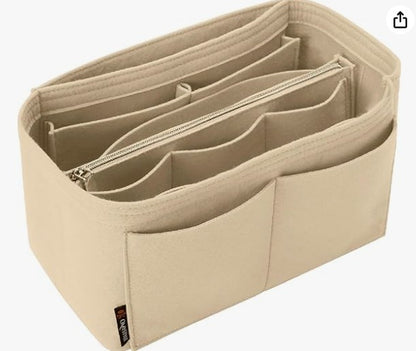 OMYSTYLE Purse Organizer Insert, Felt Tote Bag Organizer Insert with 5 Sizes, Handbag Dividers for Inside Purse, Compatible with Longchamp, Neverful, Speedy and More
