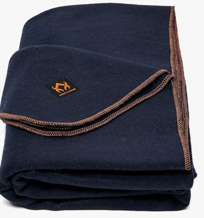 Arcturus Military Wool Blanket - Warm, Thick, Washable - Great for Outdoors, Camping, Stadium Blanket, Picnics, Travel - Car  Bushcraft Survival Kits, Large 64in x 88in 4.5 lb