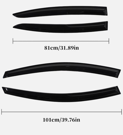 Fits For Hyundai Elantra 17-20 Acrylic Window Visor Sun Rain Deflector Guard.