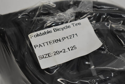 Foldable Bicycle Tire Set Pattern P1271 20 x 2.125 Mountain Bike Tire 1pc