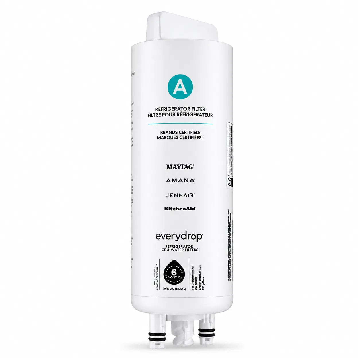 Water Filter Replacement, Compatible with Everydrop Filter A, EDRARXD1B Refrigerator Water Filter (3 pack)