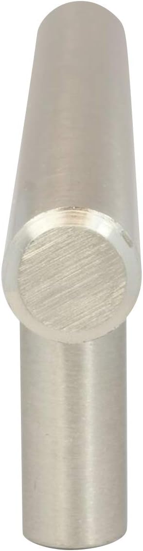 Rok Hardware Contemporary Euro Style Solid Metal Pull/Handle Brushed Nickel 3-3/4" (96 mm) Hole Centers, 5-3/8" Overall Length ROKH1011BN (1 Pack)