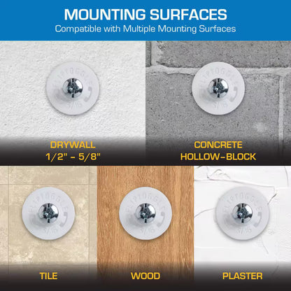 Fliptoggle 1/4 in. x 2-1/2 in. Plastic with Screw Philips and Slot Head 209lbs. Toggle Bolt (25-pack)