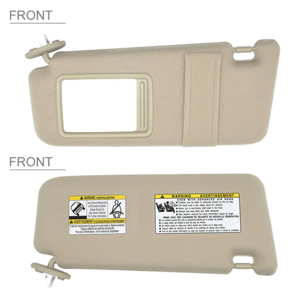 Car Blind Sun Visor Beige Car Front Sun Visor Left Side Sunshade Window Cover Shade with Sunroof Auto Accessories Replacement for Toyota for VENZA 2009-2016 Polarized Sun Visor