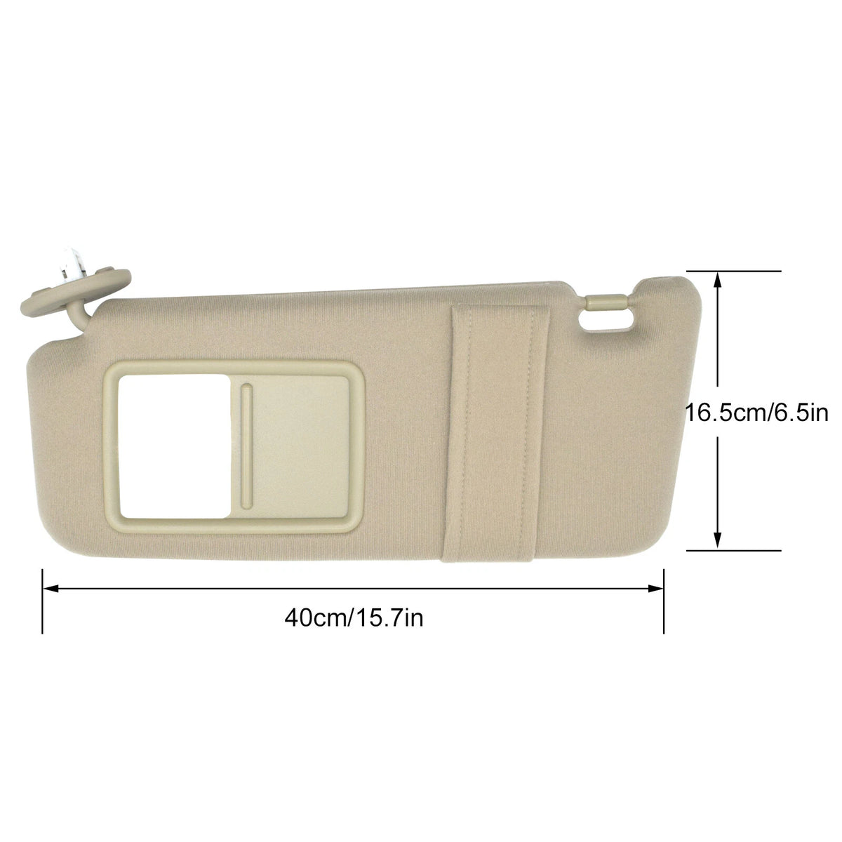 Car Blind Sun Visor Beige Car Front Sun Visor Left Side Sunshade Window Cover Shade with Sunroof Auto Accessories Replacement for Toyota for VENZA 2009-2016 Polarized Sun Visor