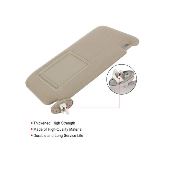 Car Blind Sun Visor Beige Car Front Sun Visor Right Side Sunshade Window Cover Shade with Sunroof Auto Accessories Replacement for Toyota for VENZA 2009-2016 Polarized Sun Visor