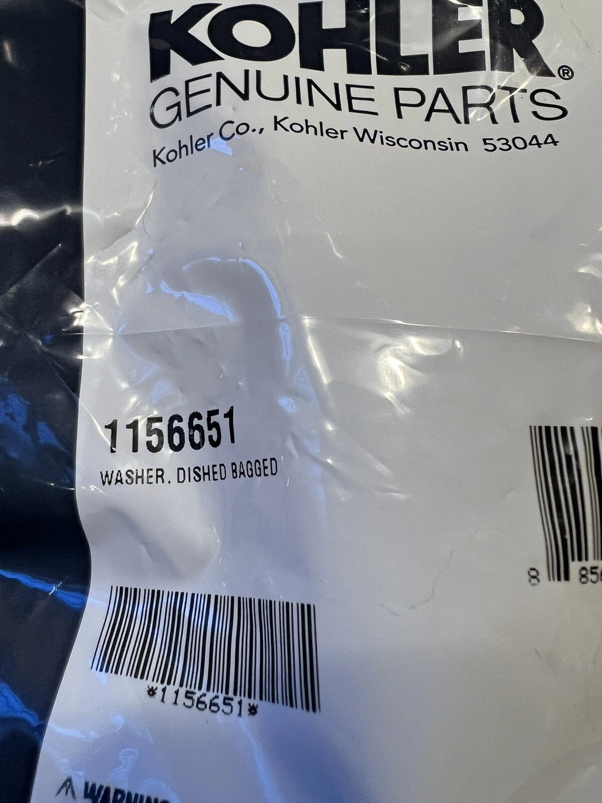 Kohler 1156651 1 1/8" Dished Washer Flange Mounting Hardware 2 Pack