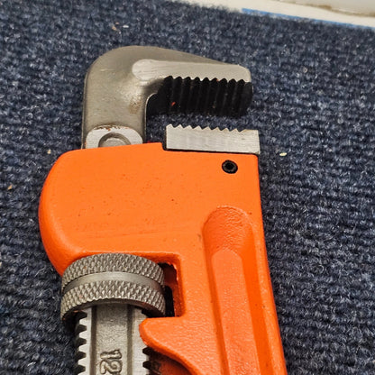 Horusdy 12" Heavy Duty Pipe Wrench Tool Adjustable Soft Grip Plumbing