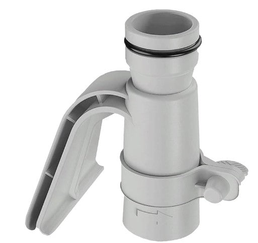 Swimming Pool Hose Support Bracket with Pipe Clamp Mounting Replacement for Above Ground Pool Setup (1 piece)